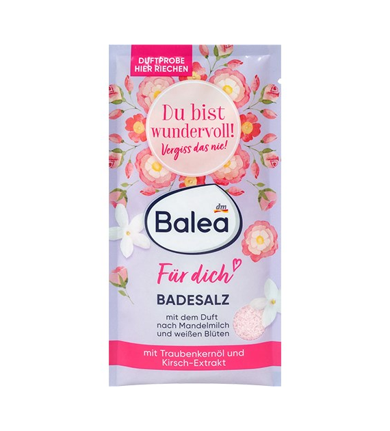 Balea Fur Dich Badesalz do Kąpieli 80g