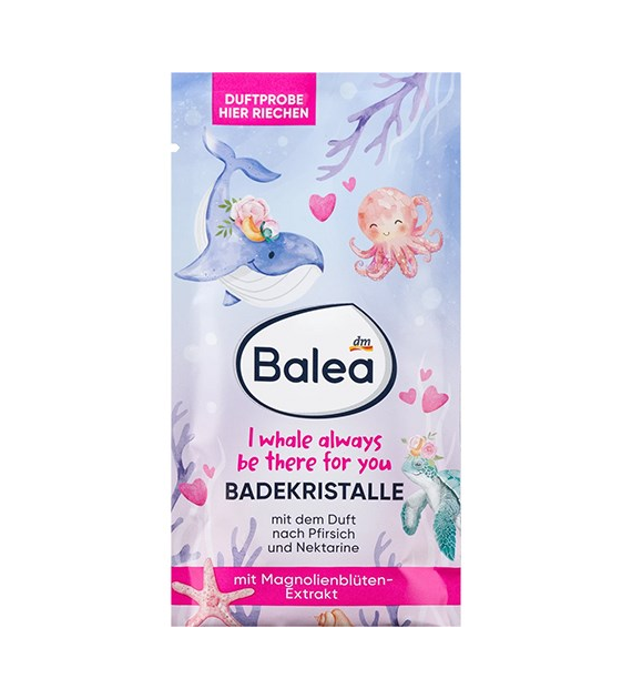 Balea I Whale Always Be There Badekristalle 80g