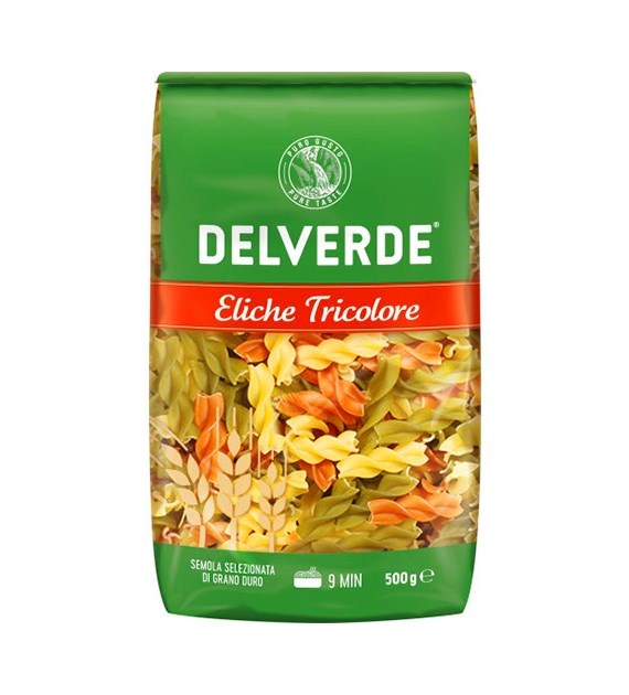 Delverde Eliche Tricolore Makaron 500g