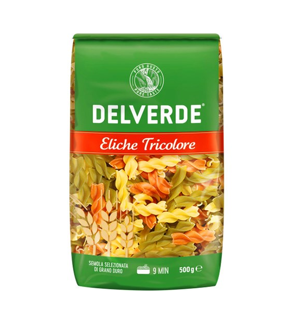 Delverde Eliche Tricolore Makaron 500g