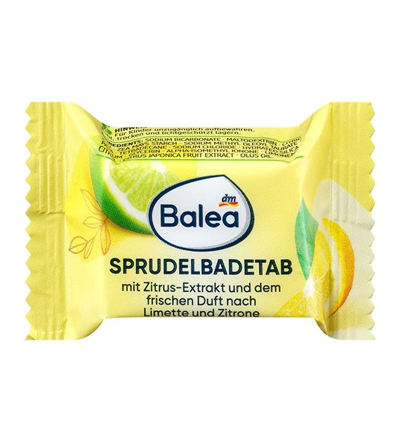 Balea Badetab Limmete Zitrone do Kąpieli 1szt