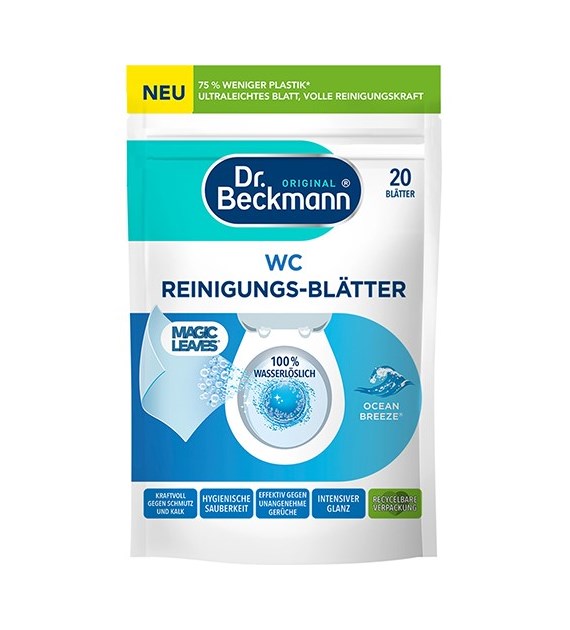 Dr.Beckmann WC Magic Leaves Ocean Breeze 20szt 44g