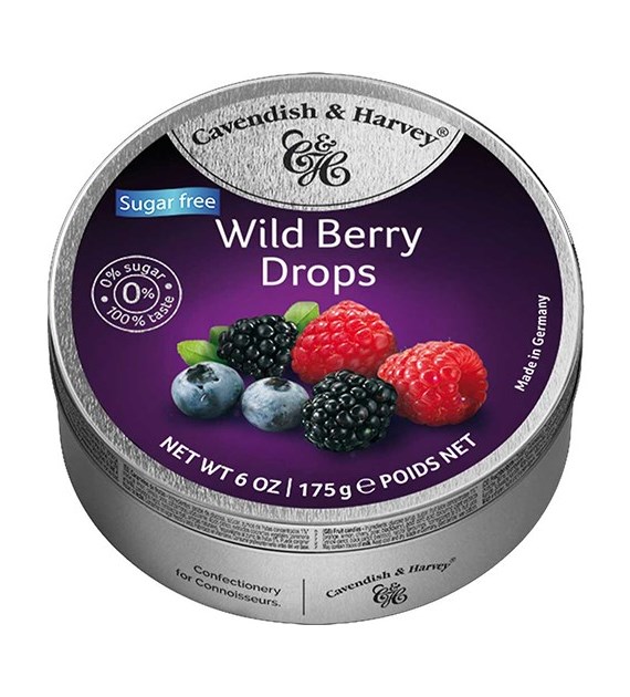C&H Sugar Free Wild Berry Drops 175g
