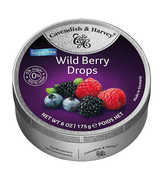 C&H Sugar Free Wild Berry Drops 175g
