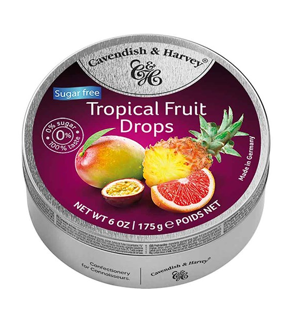 C&H Sugar Free Tropical Fruit Drops 175g