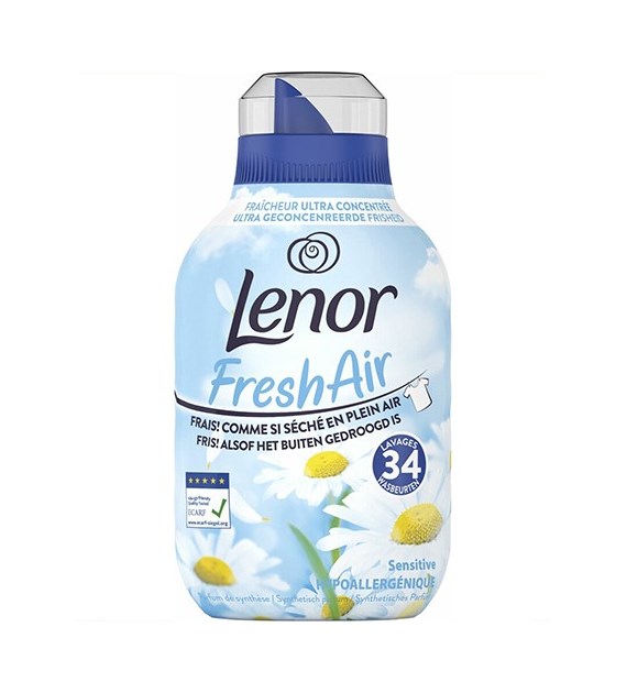 Lenor Fresh Air Sensitive Płuk 34p 476ml