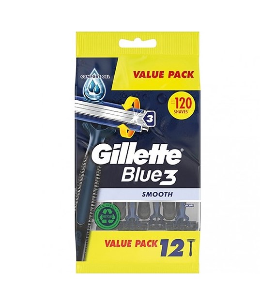 Gillette Blue 3 Smooth Maszynki 12szt