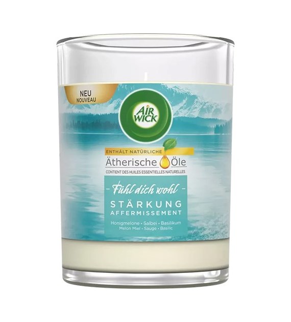 Air Wick Honigmelone Salbei Basilikum Świeczk 220g