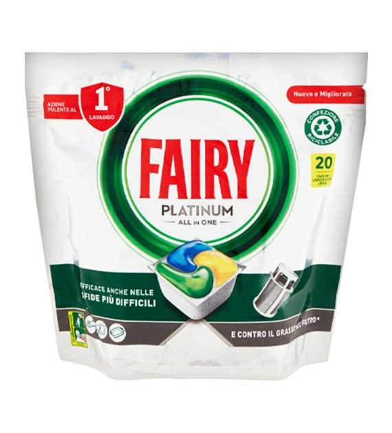 Fairy Platinum All in One Limone 20szt 298g