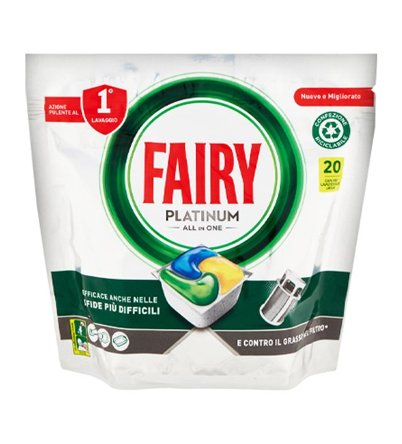 Fairy Platinum All in One Limone 20szt 298g