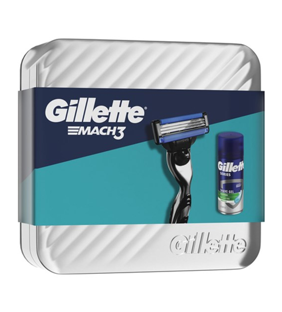 Gilette Mach3 Maszynka + Żel do Golenia 75ml
