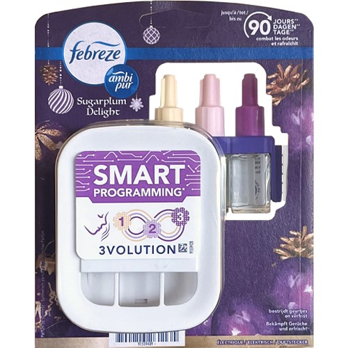 Febreze Sugarplum Delight Wtyczka + 3 Odś 20ml