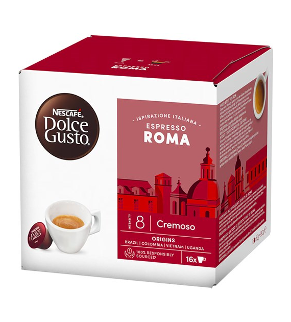 D.Gusto Espresso Roma Caps 16szt 99,2g
