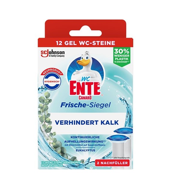 WC Ente Frische Siegel Eukalyptus Zapas 2x36ml