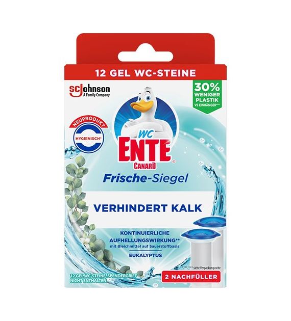 WC Ente Frische Siegel Eukalyptus Zapas 2x36ml