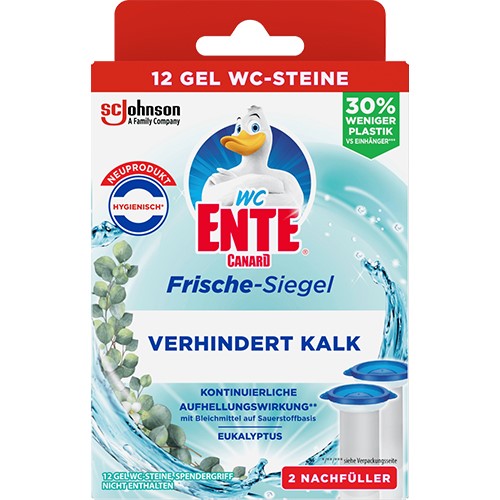 WC Ente Frische Siegel Eukalyptus Zapas 2x36ml