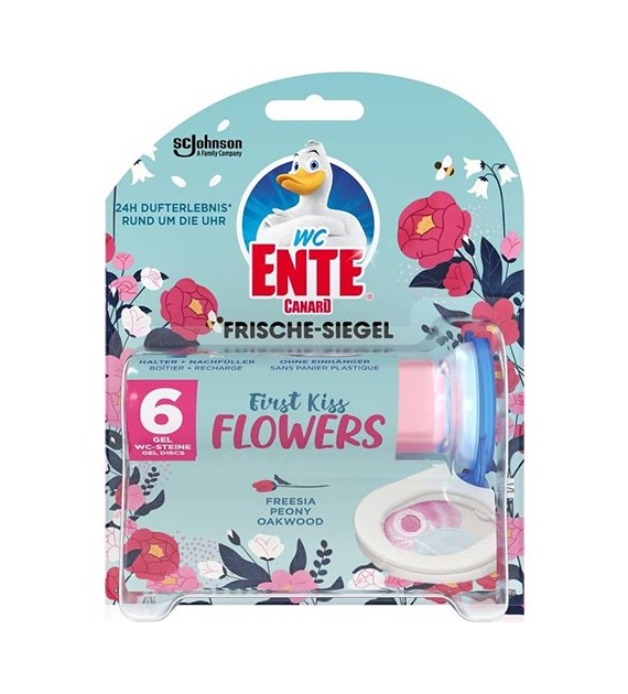 WC Ente Frische Siegel Flowers Stempel 36ml