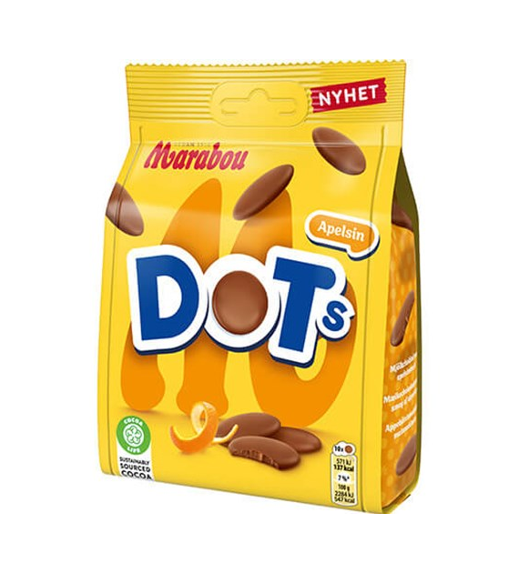 Marabou Dots Apelsin 120g