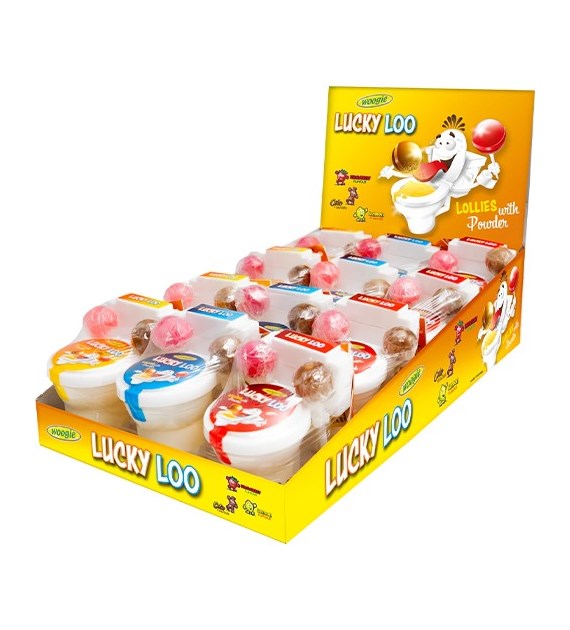 Woogie Lucky Loo Lizaki 12szt 240g