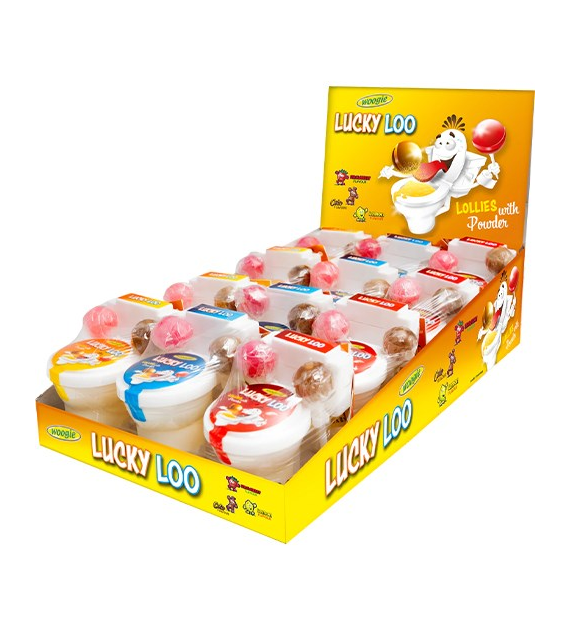 Woogie Lucky Loo Lizaki 12szt 240g