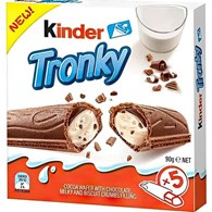 Kinder Tronky Wafel Batonik 5szt 90g