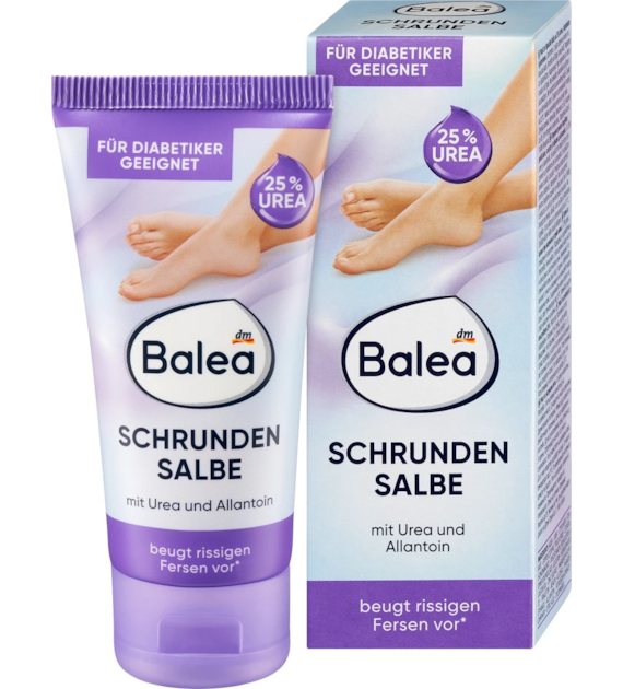 Balea Schrunden Salbe Urea Allantoin do Stóp 50ml
