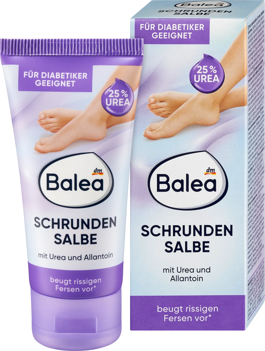 Balea Schrunden Salbe Urea Allantoin do Stóp 50ml