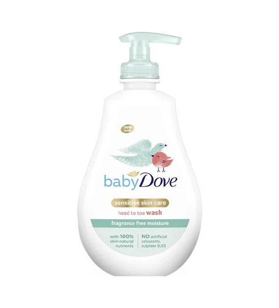 Dove Baby Sensitive Head to Toe Wash 400ml