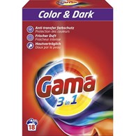 Gama 3in1 Color & Dark Proszek 18p 1kg