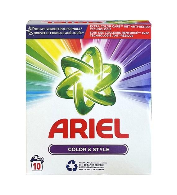 Ariel Color & Style Proszek 10p 650g