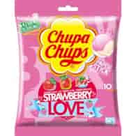 Chupa Chups Strawberry Love Lizaki 10szt 120g