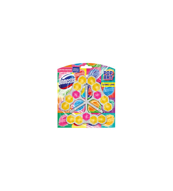 Domestos Pop Art Iconic Lime WC Zawieszka 3x55g