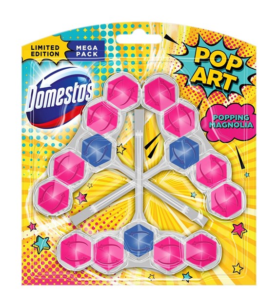Domestos Pop Art Popping Magn.WC Zawieszka 3x55g