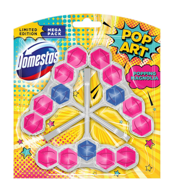Domestos Pop Art Popping Magn.WC Zawieszka 3x55g