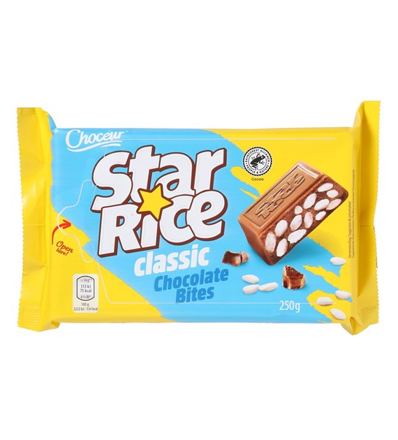 Choceur Star Rice Classic Chocolate Bites 250g