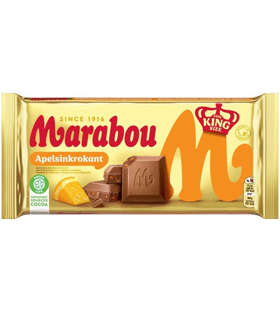 Marabou Apelsinkrokant Czekolada 220g