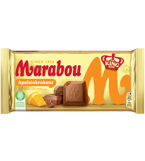 Marabou Apelsinkrokant Czekolada 220g