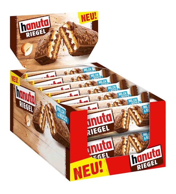 Hanuta Riegel Milch & Nuss 14x34,5g