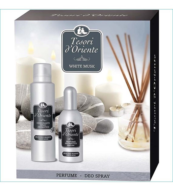 Tesori d'Oriente White Musk Zestaw Deo+Perfume