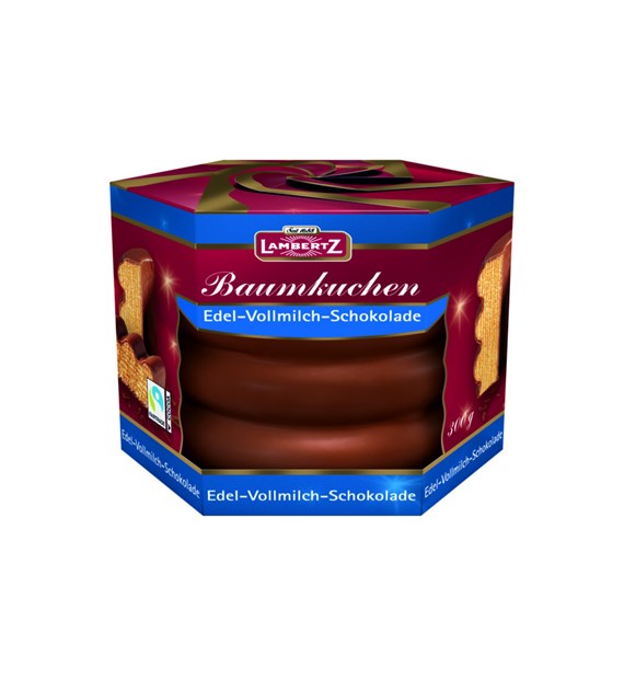 Lambertz Baumkuchen Vollmilch Schokolade 300g