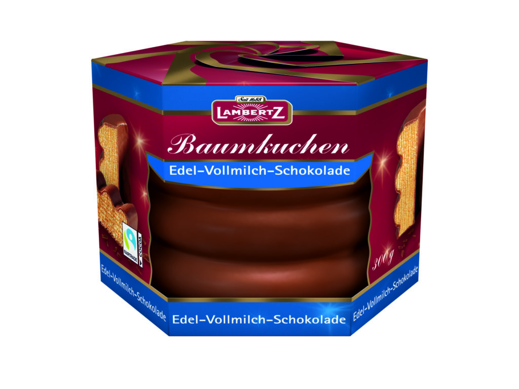 Lambertz Baumkuchen Vollmilch Schokolade 300g