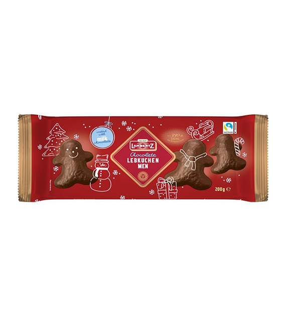 Lambertz Chocolate Gingerbread Men 200g