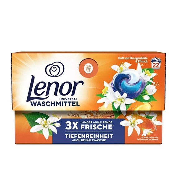 Lenor Caps Universal Orangenblut Pfirsich 22p 442g