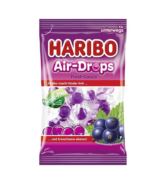 Haribo Air-Drops Fresh Cassis 100g