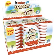 Kinder Creamy Milky & Crunchy 24szt 456g