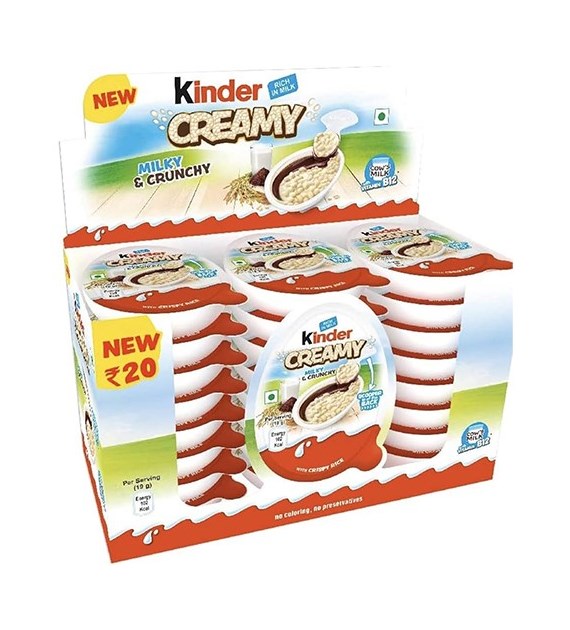 Kinder Creamy Milky & Crunchy 24szt 456g