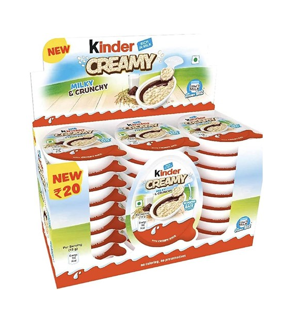 Kinder Creamy Milky & Crunchy 24szt 456g
