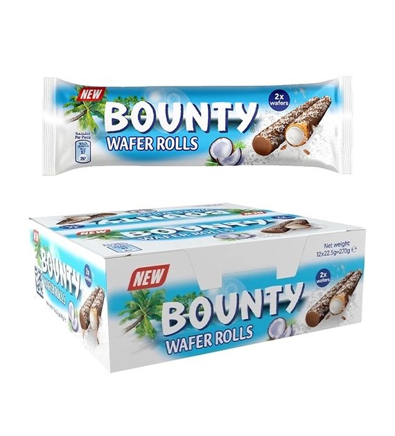 Bounty Wafer Rolls 12szt 270g