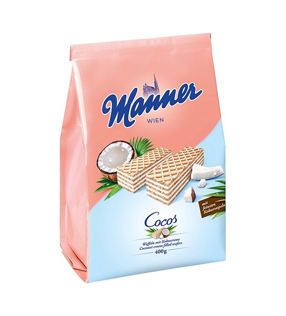 Manner Cocos Wafelki 400g