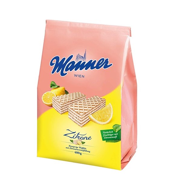 Manner Zitrone Wafelki 400g